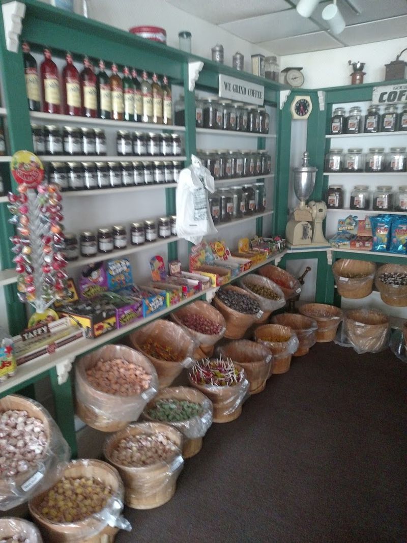 Classic Candy Shelves With A Vintage Feel