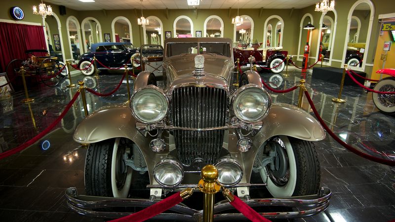 Classic Cars And Movie Legends Right Next Door