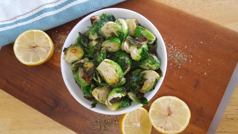 Lemon Pepper Brussels Sprouts