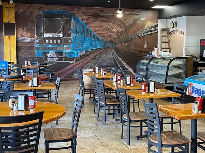 Classic NYC Decor With A Subway Mural