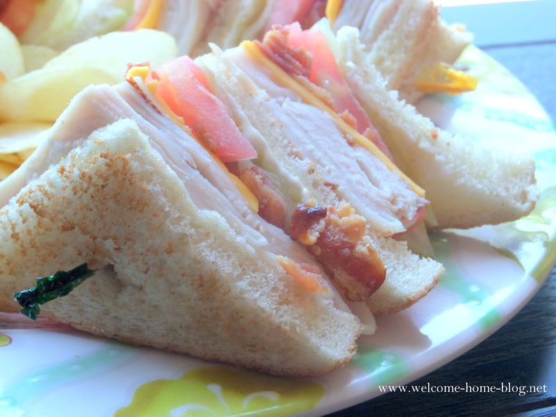Club Sandwich On Toasted Sourdough: Triple-Decker Triumph