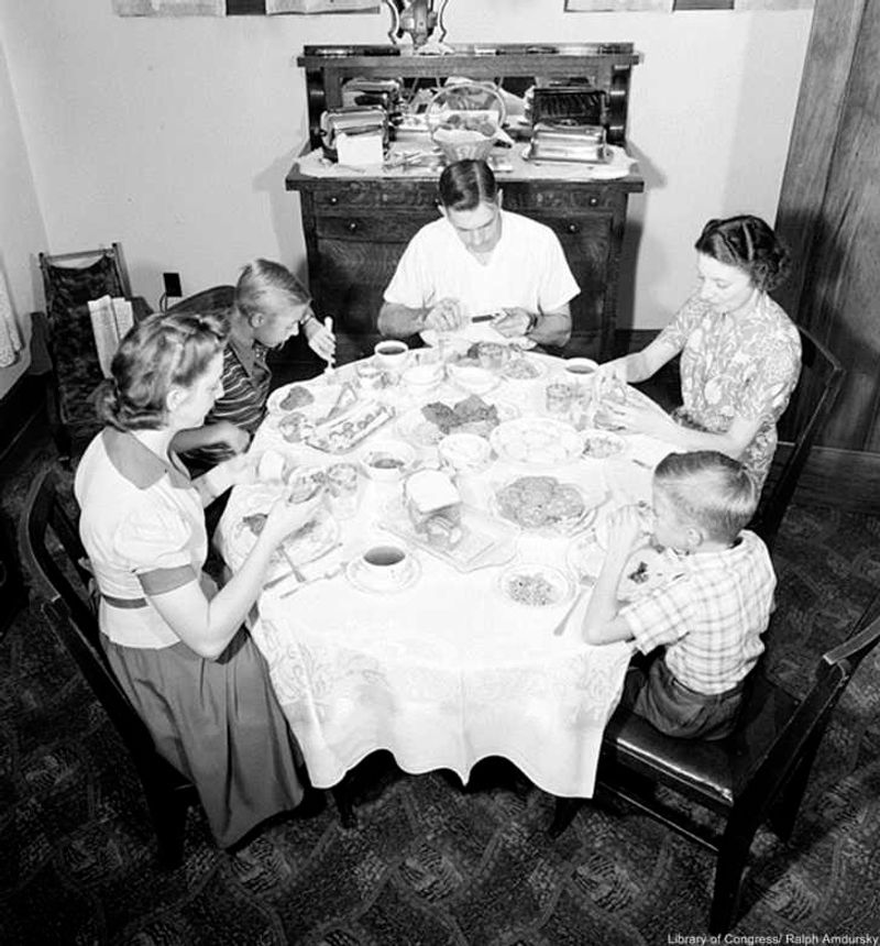 Napkin On Lap Before The First Bite
