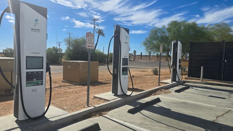 Clean Restrooms, Fuel, and EV Chargers