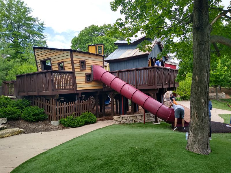 Climbing Towers, Toddler Trucks And Plenty Of Shade