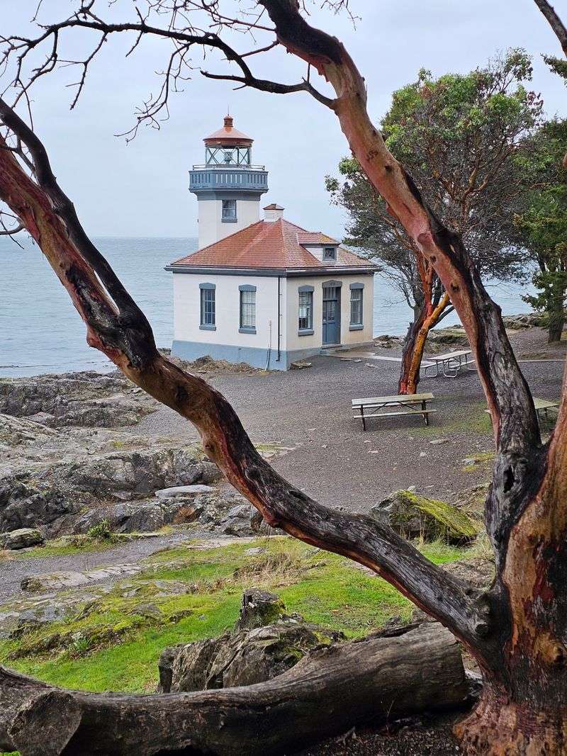 Climbing the Lime Kiln Lighthouse