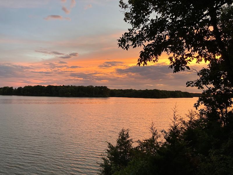 Evergreen Lake at COMLARA Park, Hudson, Illinois