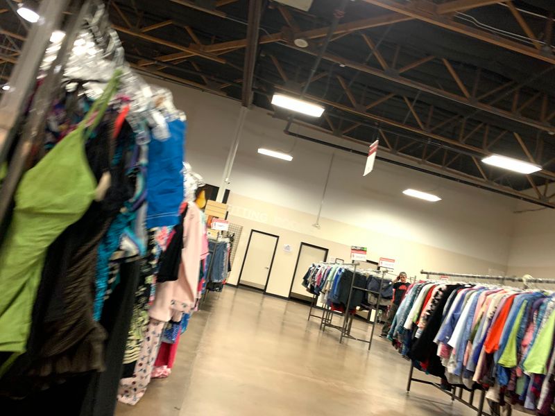 Clothing Sorted By Color, Not Size