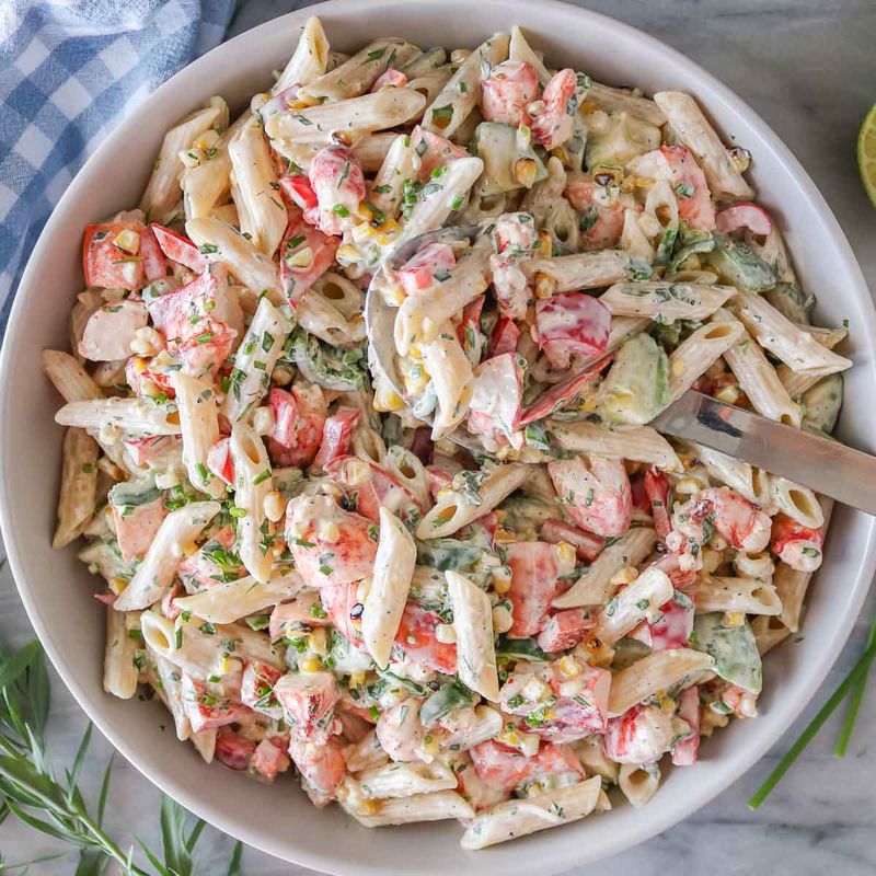 Lobster and Lemon Pasta Salad