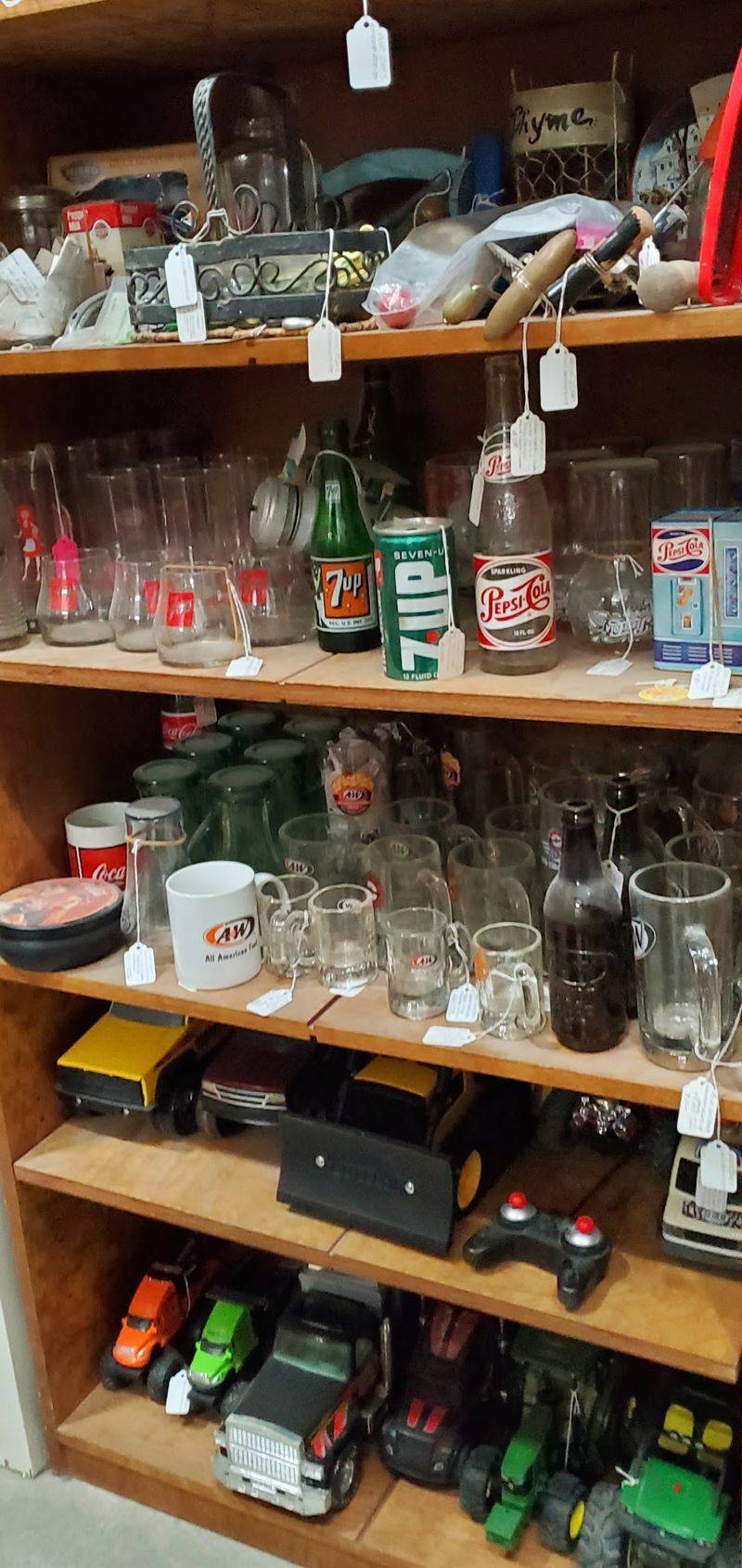 Coca-Cola Memorabilia And Antique-Shop Vibes