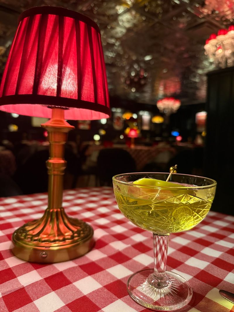Cocktails, Cannoli, And A Retro Restroom Cocktails, Cannoli, And A Retro Restroom