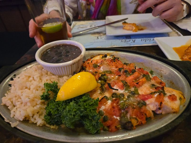 Mango Salsa Over Fish