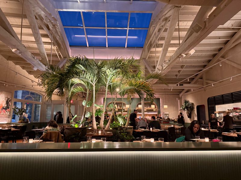 The Vibrant Interior Creates an Unforgettable Atmosphere