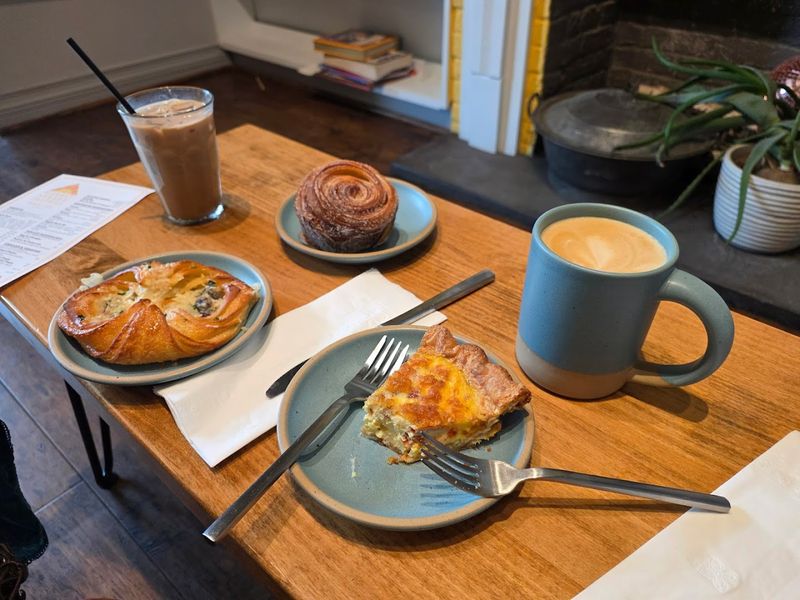 Coffee And Espresso That Stand Alongside The Baked Goods
