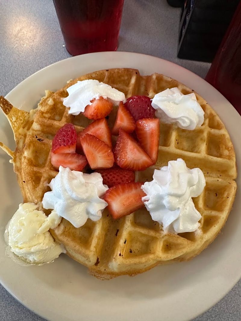 Waffles With Spring Fruit