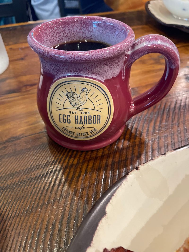 Coffee Served in a Solid Mug