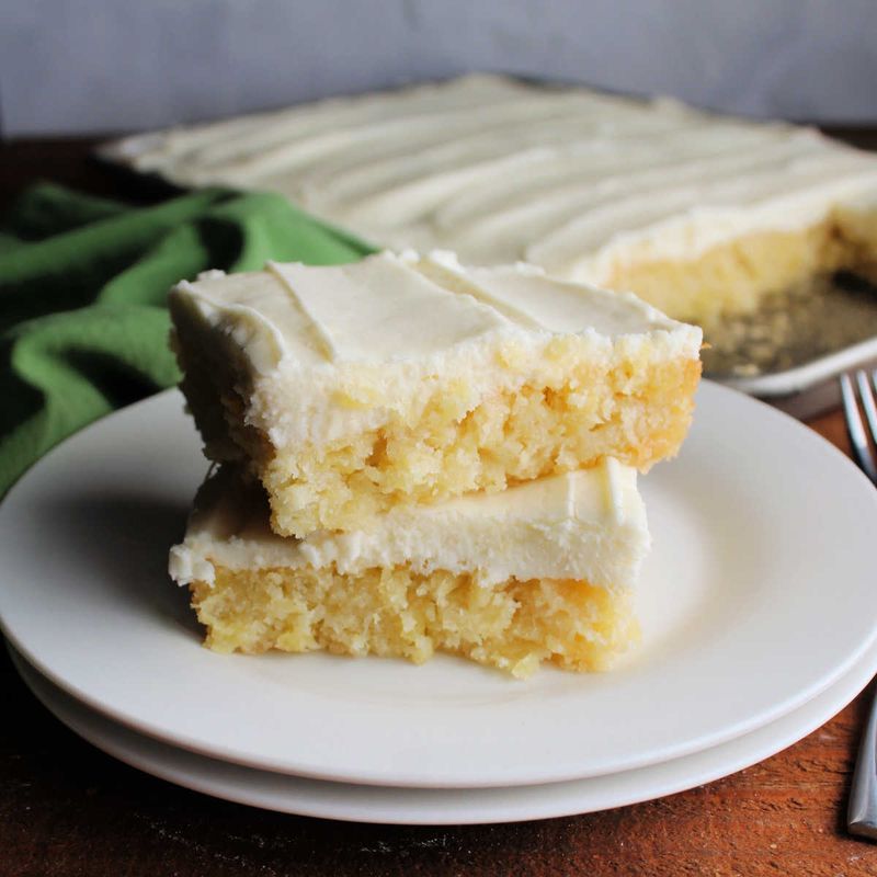 Pineapple Sheet Cake