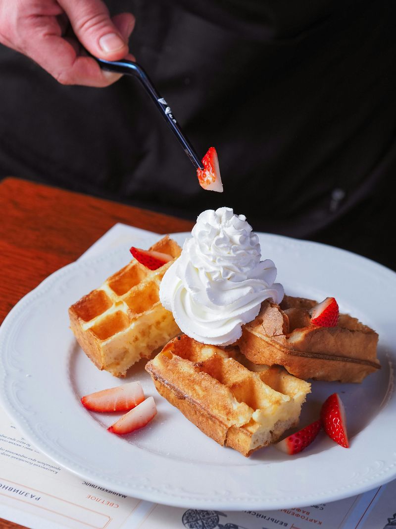 Waffles With Whipped Butter