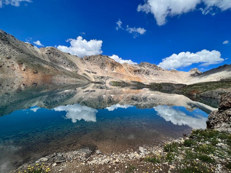 Columbine Lake Itself: That Blue Is Not A Filter