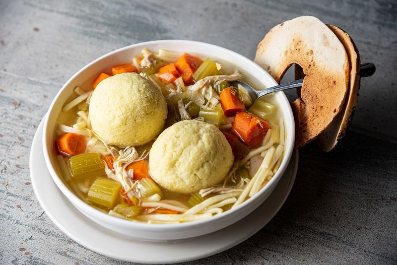 Comfort In A Bowl With Matzo Ball Soup