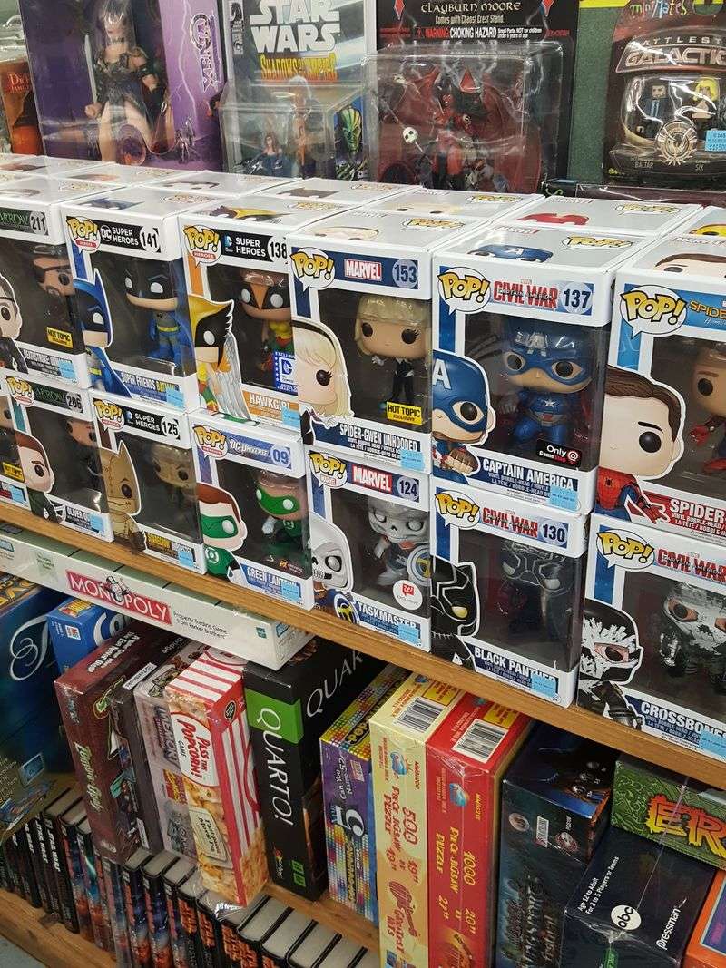 Comics, Games, And Action Figures Galore Comics, Games, And Action Figures Galore