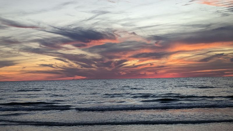 Beachfront Midnight Countdown On The Sand