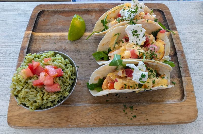 Mahi Tacos And Lighter Fare