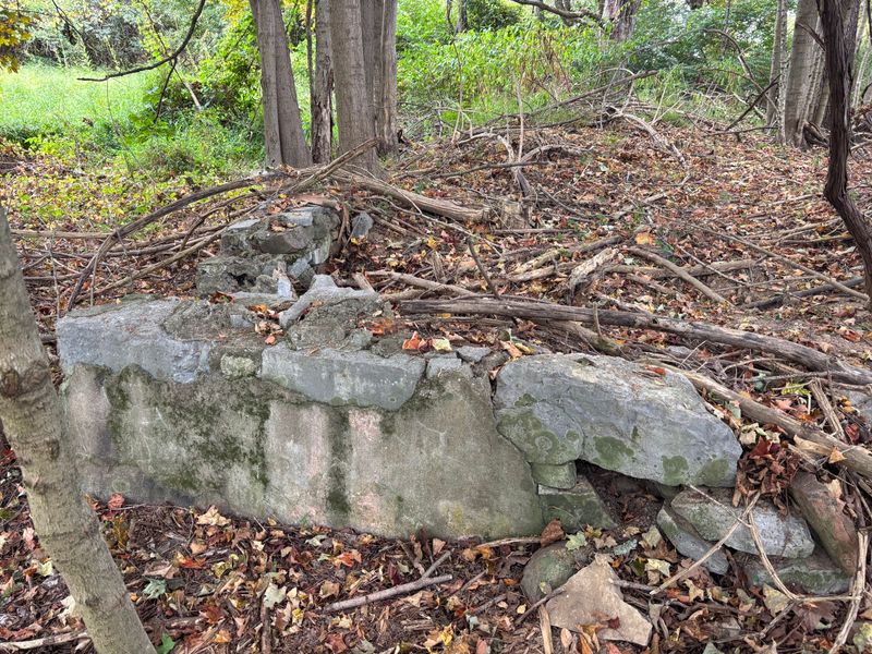 Ghost Town Foundations Remain Visible