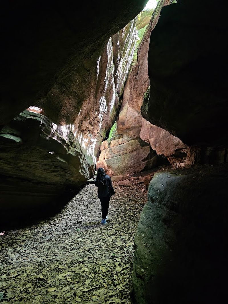 Red Trail at Nelson-Kennedy Ledges State Park, Nelson Township, OH