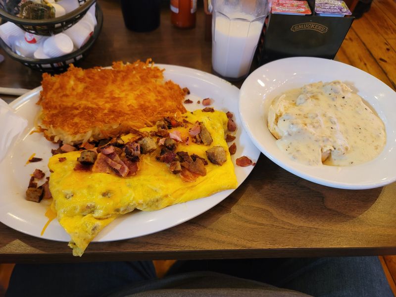 Watch The Grits And Hash Browns For Texture Contrast
