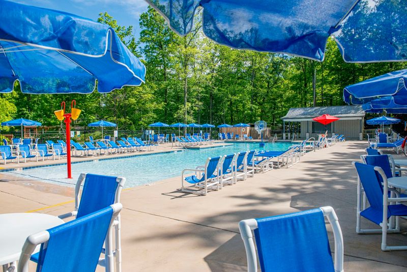 Cooling Off At The Pools And Water Slide