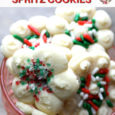 butter spritz cookies