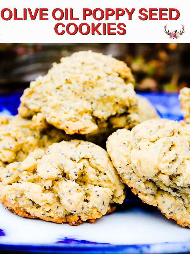 Olive Oil Poppy Seed Cookies