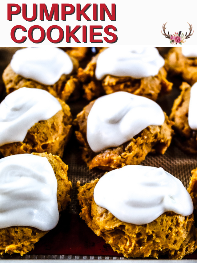 pumpkin cookies with cream cheese frosting