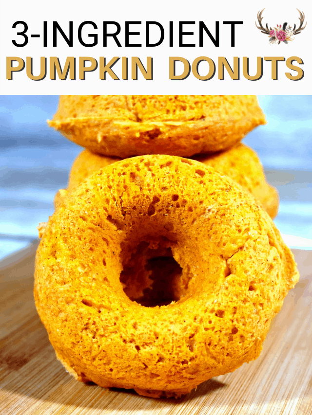 3-Ingredient Pumpkin Donuts - Ever After in the Woods
