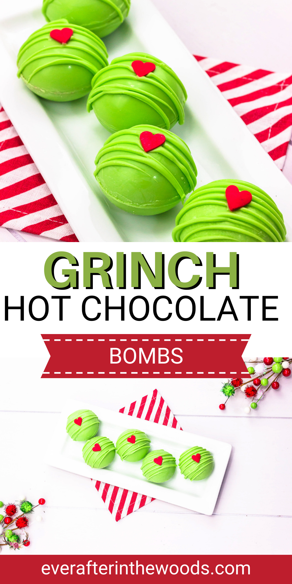 Grinch Hot Chocolate Bombs
