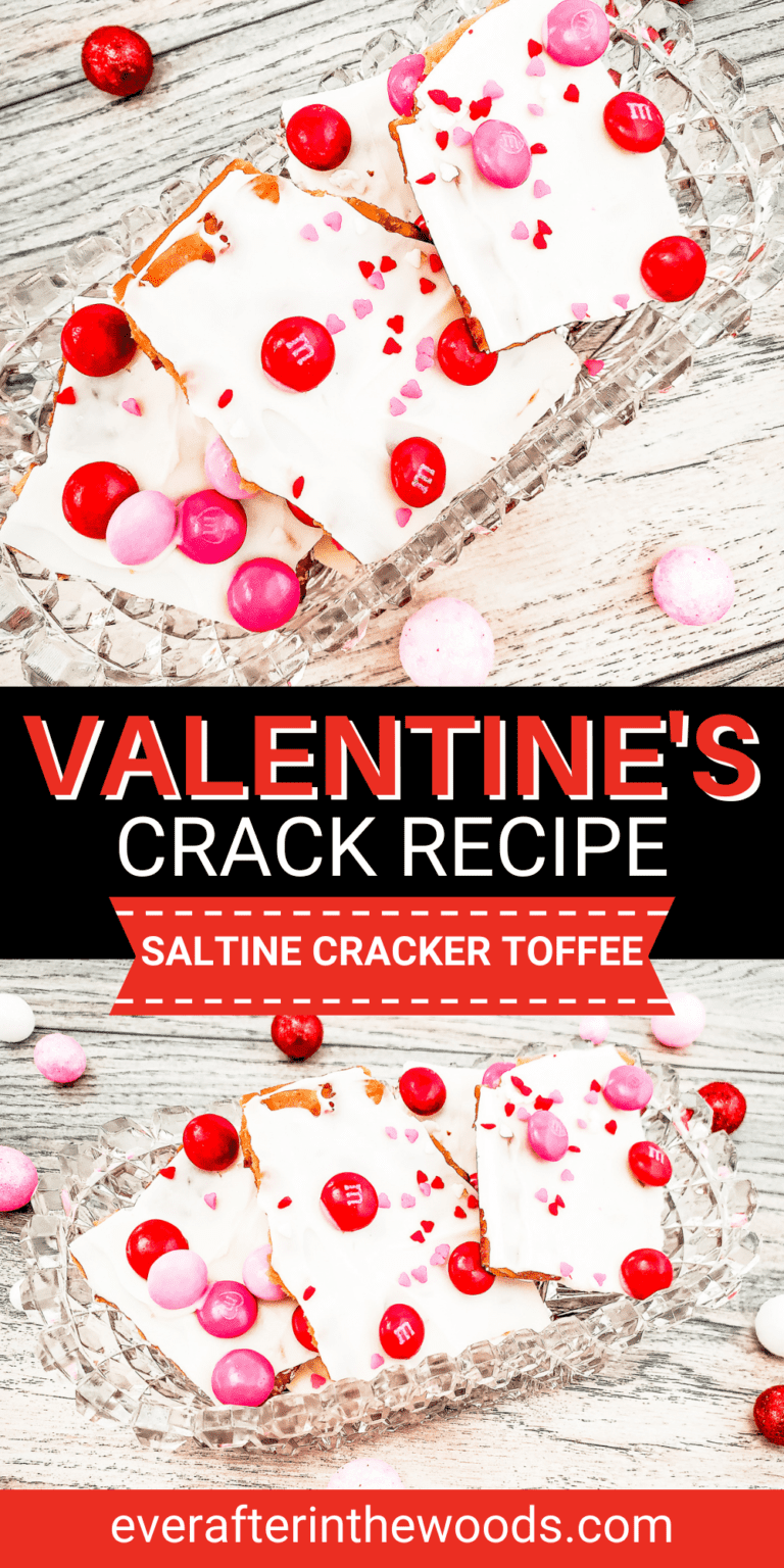 Valentine's Crack - Saltine Cracker Toffee Candy - Ever After in the Woods