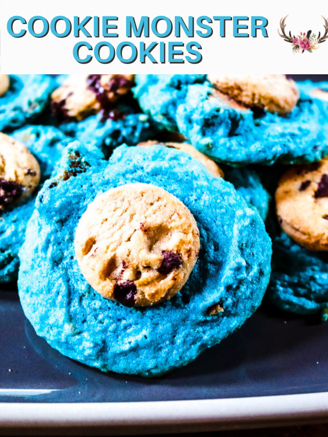 blue cookies