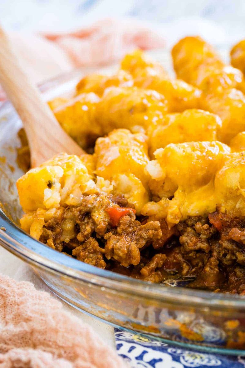 Sloppy Joe Tater Tot Triumph