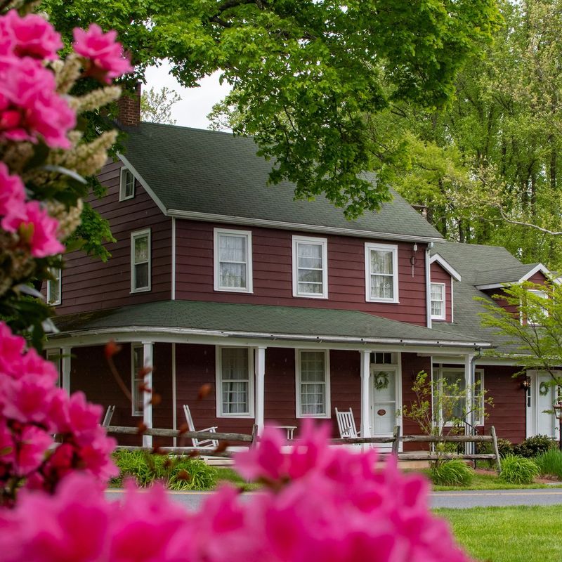 Cottages, Creek Views, And Porch Rocking Chairs