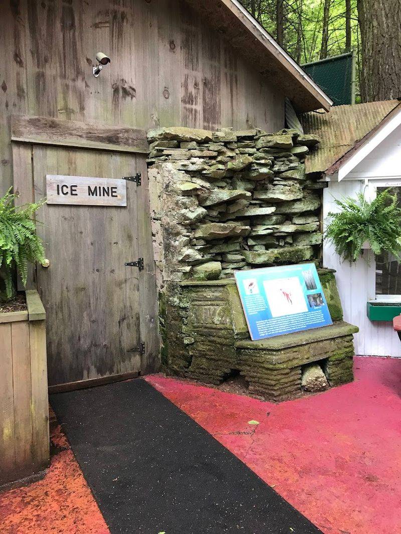Coudersport Ice Mine, Coudersport, Pennsylvania Coudersport Ice Mine, Coudersport, Pennsylvania