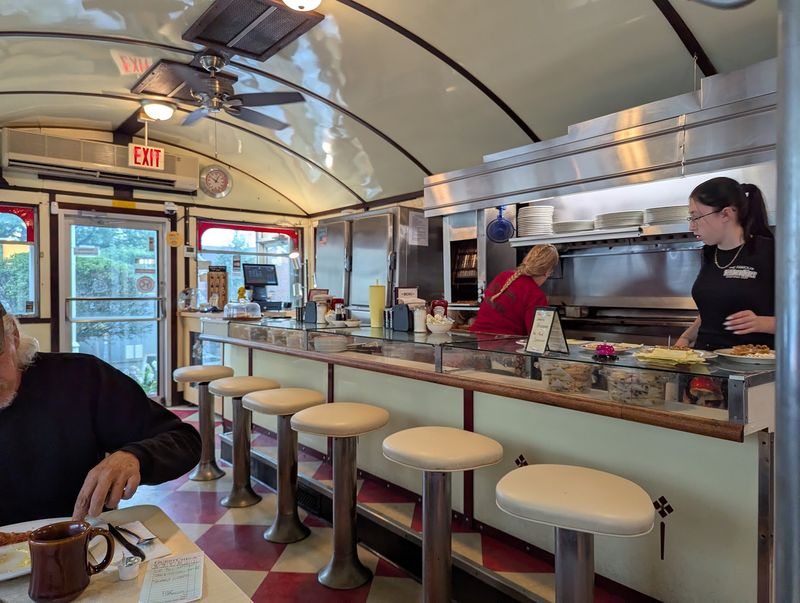 Counter Seats With A Front Row View Of The Griddle