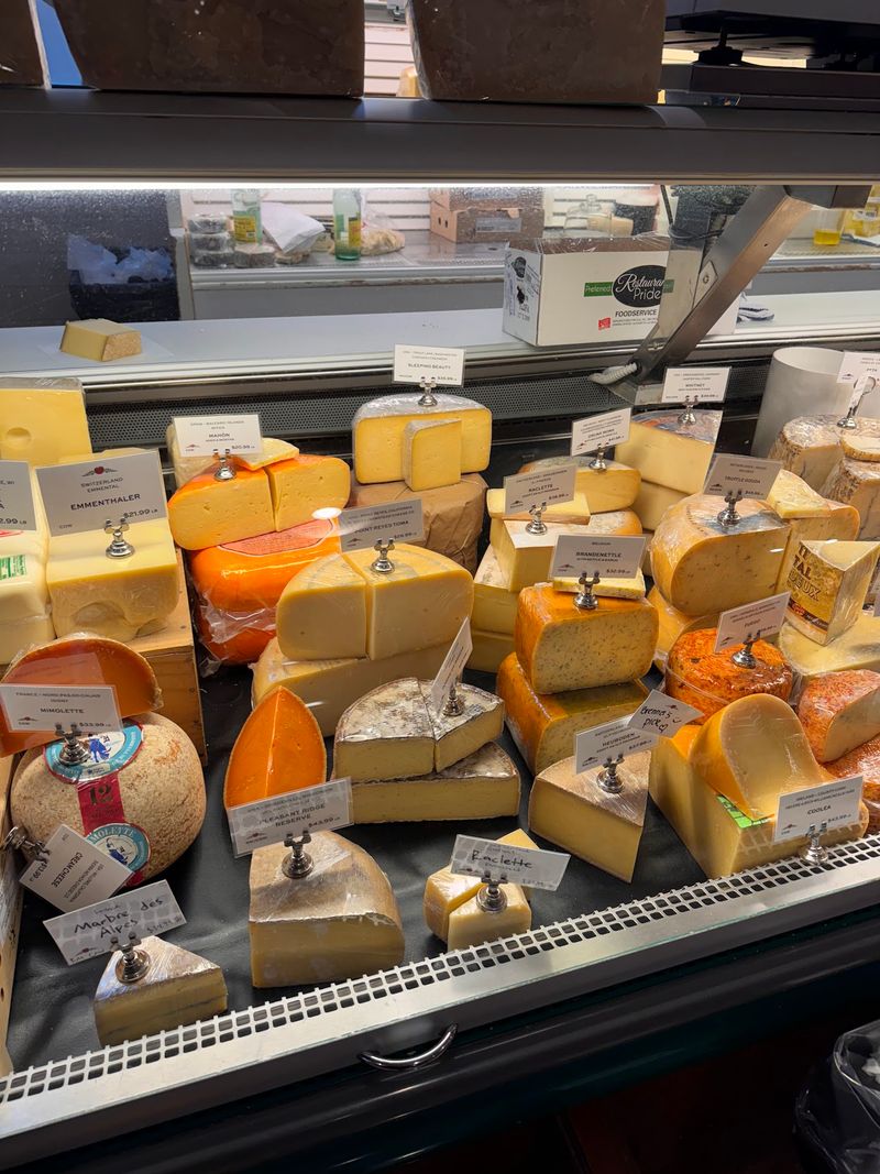 Counters Piled High With Imported Cheese