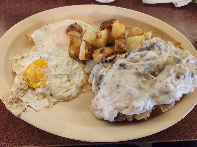 Country Fried Steak Made Fresh And Not From A Freezer