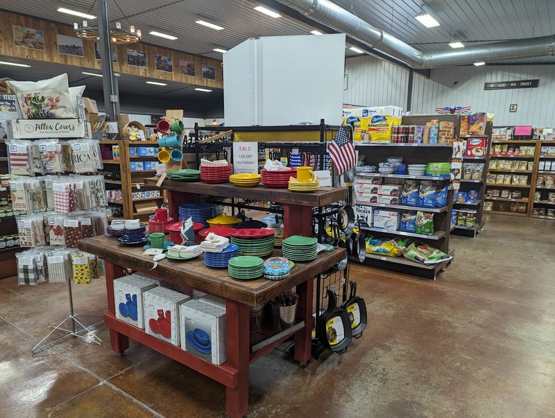 Country-Store Displays Fill The Interior Country-Store Displays Fill The Interior