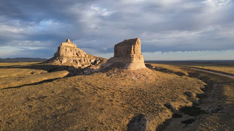 Courthouse And Jail Rocks