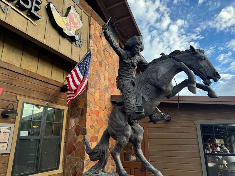 Cowboys Standing Guard At The Door