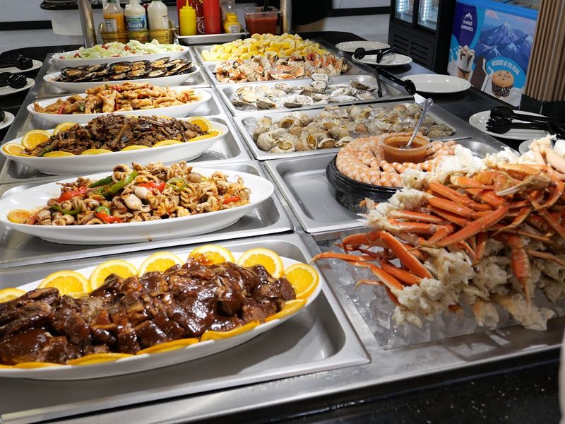 The Hibachi Grill Section Was A Total Game-Changer