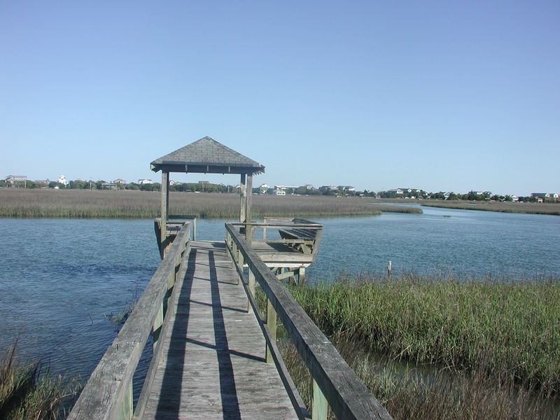 Crabbing In The Salt Marsh Creeks