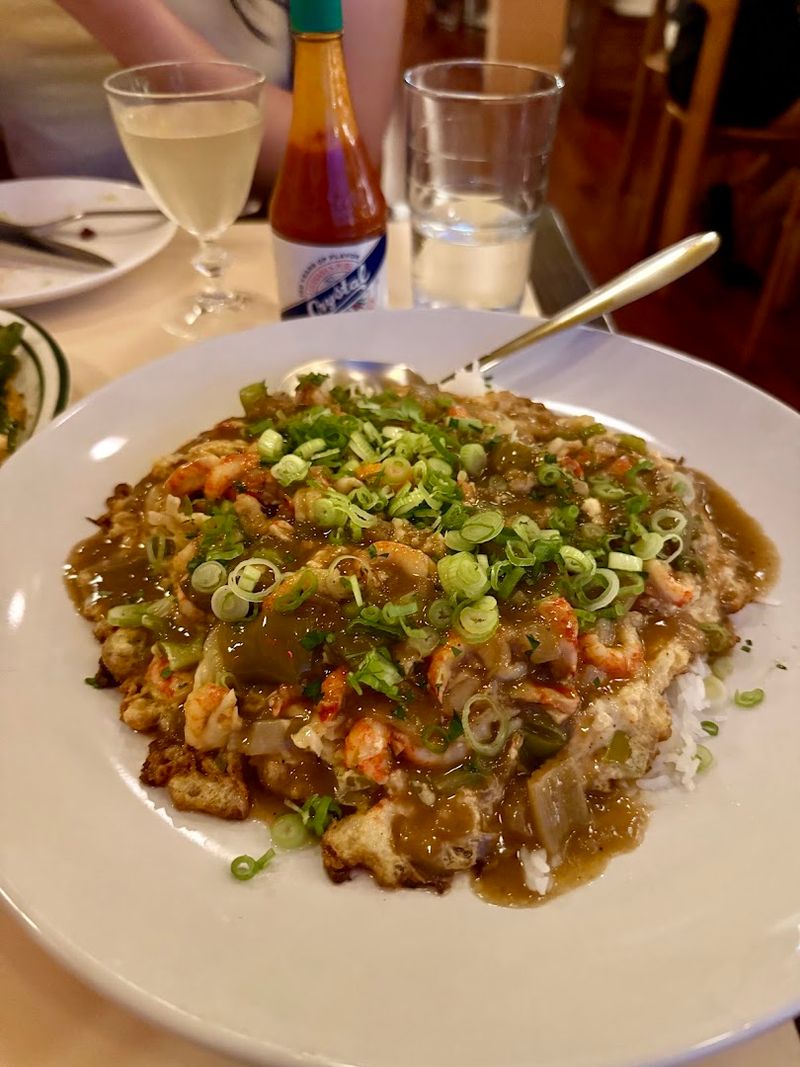 Crawfish Egg Foo Young With Gumbo Gravy Is Pure Houston Magic
