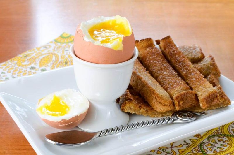 Soft-Boiled Eggs in Egg Cups